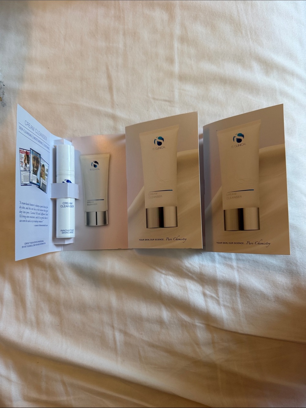 iS Clinical Cream Cleanser Sample Trio - White